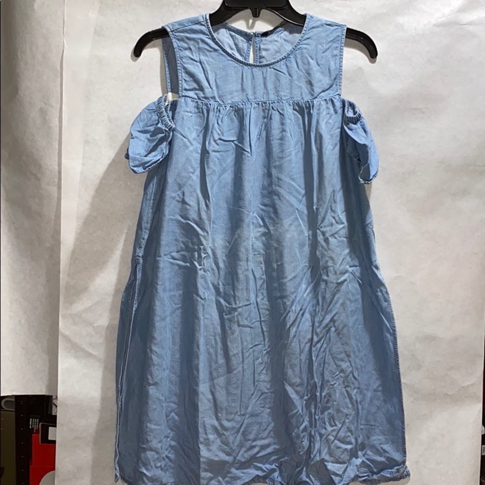 Zara Denim Baby Doll Dress